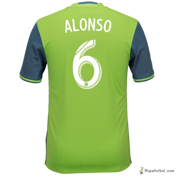 Camiseta Seattle Sounders Replica Primera Ropa Alonso 2016/17 Verde